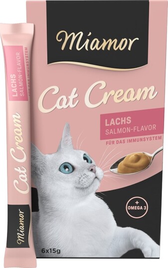 Miamor Cat Snack Laksekrem 66 X 15 G