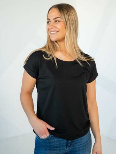 Only Moster Short Sleeve O-Neck Top Sort XXL
