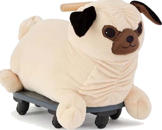 Kid"s Concept Ride Along Peg The Pug Dog Cream ONE SIZE Kid"s Concept Ride Along Peg The Pug Dog Cream ONE SIZE