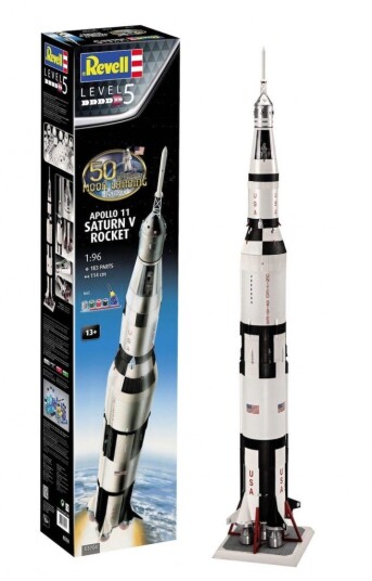 Revell Gavesett 1/96 Apollo 11 Saturn V Rocket