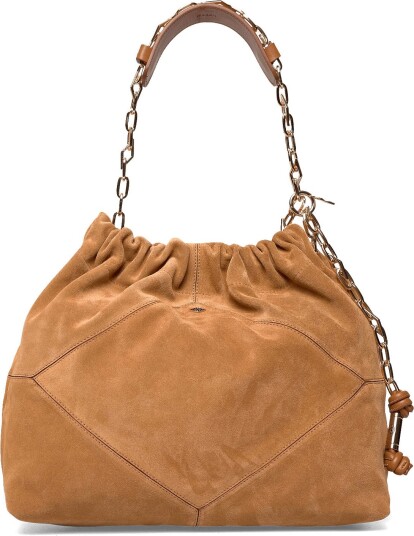 ba&sh Bag M Suede June Tote Brown ONE SIZE ba&sh Bag M Suede June Tote Brown ONE SIZE