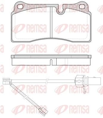 Bremseklosser REMSA 0983.21