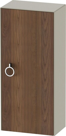 Duravit White Tulip Halvhøyskap 40x24x88 cm Valnøtt/Taupe Matt