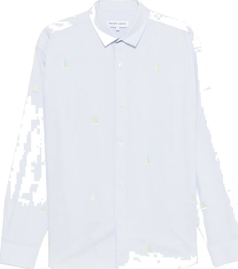 Maison Labiche Herre Skjorter Blå M, Maison Labiche Herre Skjorter Blå M,