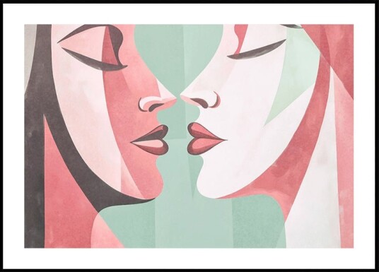 Abstract Intimacy Plakat Plakat / 40x50cm