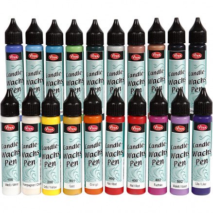 Diverse Lysvoks ass farger 20x28 ml 1 pk