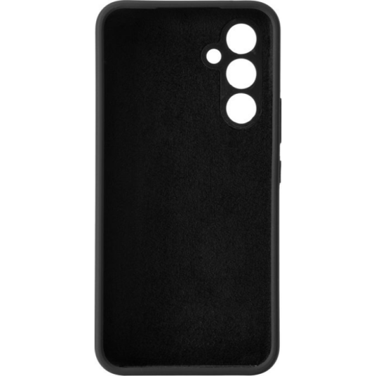 Estuff Madrid - Baksidedeksel For Mobiltelefon - Silkekontakt - Silikon - Svart - For Samsung Galaxy A34 5G