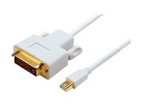 MicroConnect - DisplayPort-kabel - Mini DisplayPort (hann) til DVI-D (hann) - 1 m