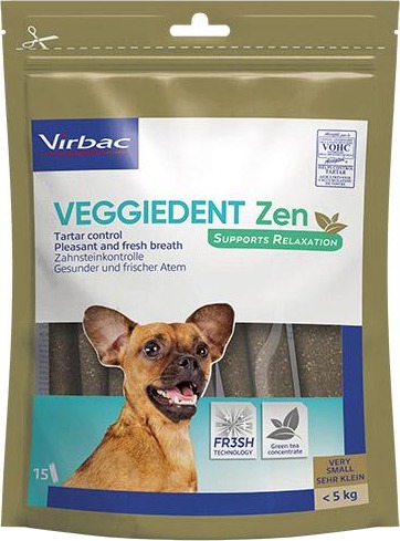 Veggiedent Zen XS tyggepinner til hund under 5 kg 15 stk Veggiedent Zen XS tyggepinner til hund under 5 kg 15 stk
