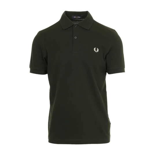 Fred Perry Plain Polo Shirt Night Green Fred Perry Plain Polo Shirt Night Green