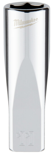 Milwaukee 1/4" Lang 11 mm Stikkontakt med Flat Design for Håndverktøy