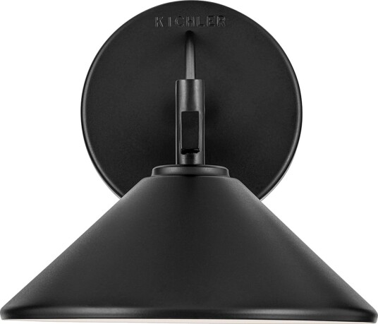 Ripley utendørs vegglampe, svart, 20 cm, metall IP44 – KICHLER - Moderne - Aluminium - Med en lyskilde Ripley utendørs vegglampe, svart, 20 cm, metall IP44 – KICHLER - Moderne - Aluminium - Med en lyskilde