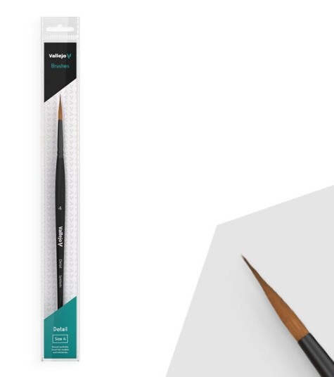 Vallejo Pensel - Round Brush Synthetic 4 Vallejo Pensel - Round Brush Synthetic 4