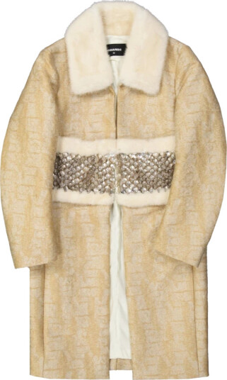 Dsquared2 Dame Frakker Beige S, Dsquared2 Dame Frakker Beige S,