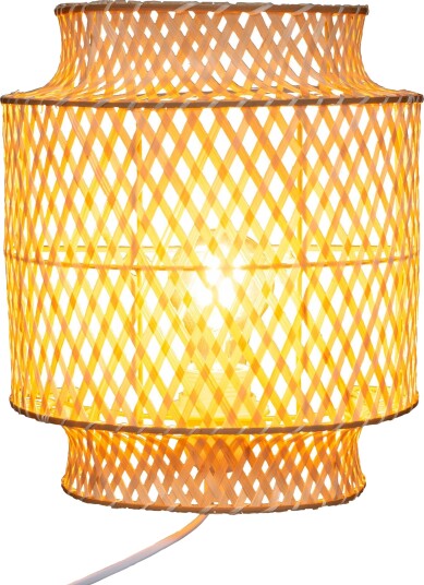Bordlampe Atmosphera Boho Liby Skjerm I Bambus 28 Cm Bordlampe Atmosphera Boho Liby Skjerm I Bambus 28 Cm