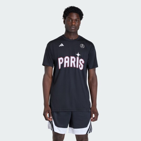 Adidas PARIS BASKETBALL WARM UP SHORT SLEEVE TRØYE HERRE Adidas PARIS BASKETBALL WARM UP SHORT SLEEVE TRØYE HERRE