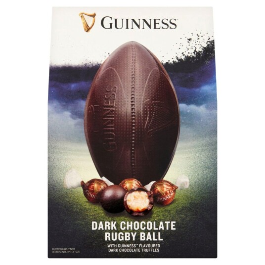 Guinness Rugby ball påskeegg og praliner 196g Guinness Rugby ball påskeegg og praliner 196g