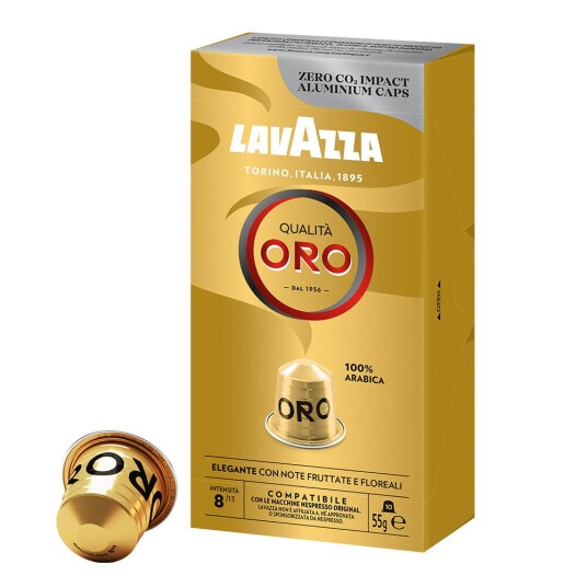 Nespresso Lavazza Qualitá Oro til Nespresso. 10 kapsler Nespresso Lavazza Qualitá Oro til Nespresso. 10 kapsler