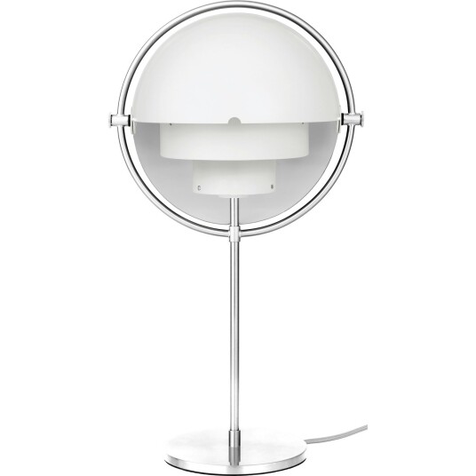Multi Lite Bordlampe Chrome / Hvit Multi Lite Bordlampe Chrome / Hvit