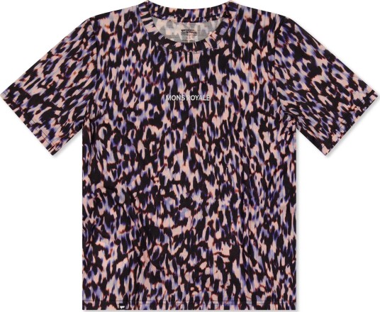 Mons Royale Icon Merino T-Shirt W"s rock leopard M