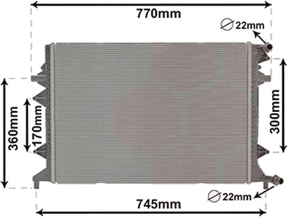 VAN WEZEL 58012705 Radiator motorkjøling