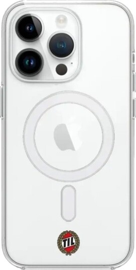 Phonecases3D iPhone 14 Pro Tromsø IL Clear case (MagSafe) -mobildeksel, hvit