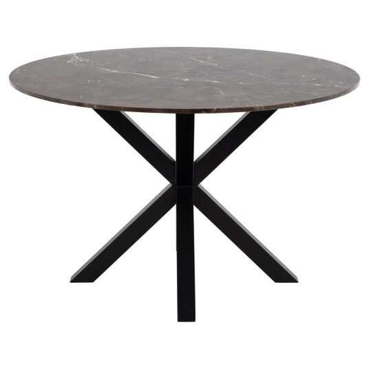 A-Møbler Earth Spisebord rund form m/ kryssbase