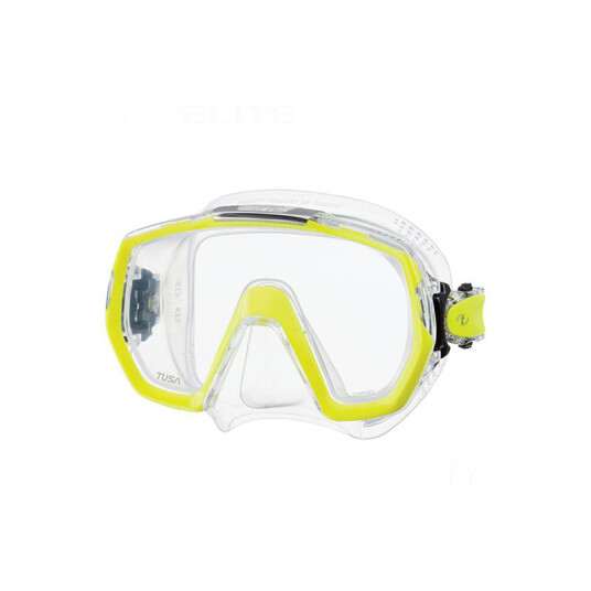 Tusa dykkermaske Freedom Elite Klar/gul Tusa dykkermaske Freedom Elite Klar/gul