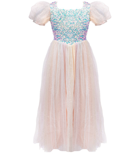 Great Pretenders Kostymer Rainbow Sherbert Sparkle Kjole 5 6 år 110 116 Kostymer Rosa