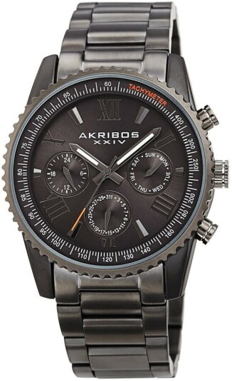 Akribos XXIV Herreklokke AK1099GN Multi Function Grå/Stål Ø48 mm