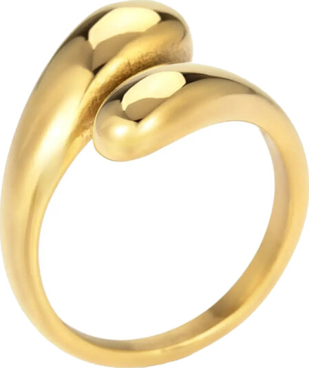 SISTIE Drops Ring Gold Plated Guld 50