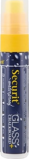 Securit® Vandfast Kridtmarker Med Blokspids I Gul 6 Stk. Securit® Vandfast Kridtmarker Med Blokspids I Gul 6 Stk.