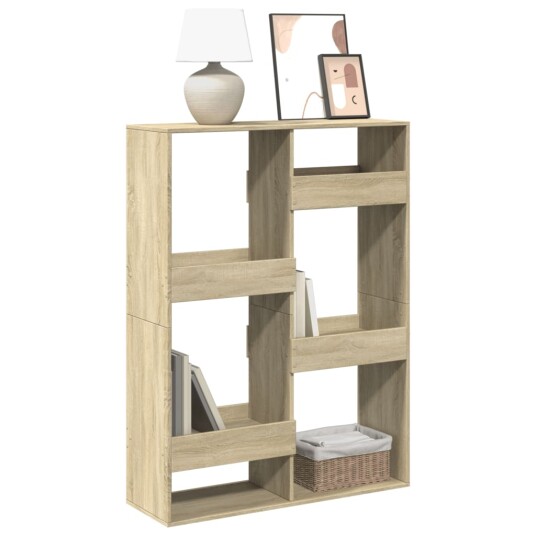  Bokhylle sonoma eik 100x33x135 cm konstruert tre