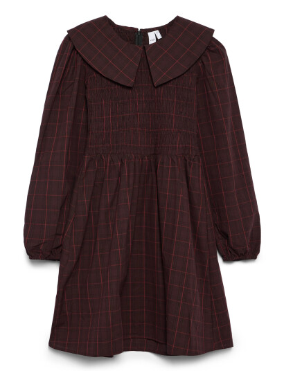 YAS Yaschemma Ls Smock Dress D2D Brown 36 YAS Yaschemma Ls Smock Dress D2D Brown 36