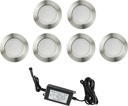 Nordic Terrassebelysning A2 6 X 0,6W Varmhvit IP67 Dimbar