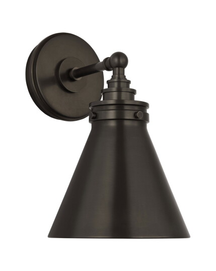 Visual Comfort Parkington Small Single Wall Light Bronze