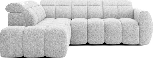 Hjørnesofa Eltap Flconn 258x208x107 cm Coralline 01 Grå Venstre