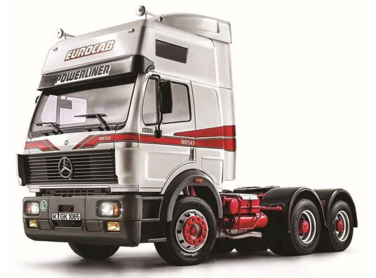 Italeri Mercedes 6x4 Eurocab Modellastbil Byggesett 1:24