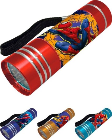 Spiderman Led Lommelykt 9cm