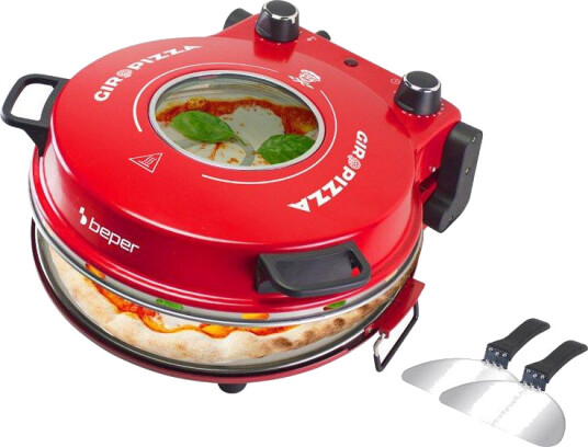 Beper P101CUD301 Elektrisk pizzaovn 1200W - Rød Beper P101CUD301 Elektrisk pizzaovn 1200W - Rød