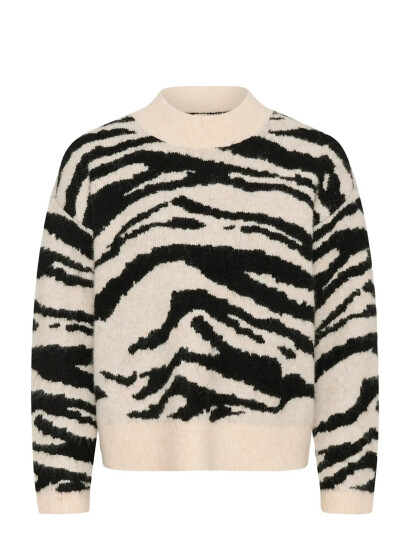 Kaffe Kasandra Pullover Ls - Cream - L Kaffe Kasandra Pullover Ls - Cream - L