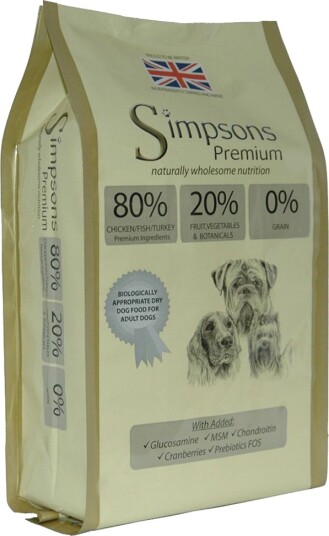 Simpsons Premium Tørrfôr Hundefor 80 20 Mix Kjøtt & Fisk 2 X 12 kg Simpsons Premium Tørrfôr Hundefor 80 20 Mix Kjøtt & Fisk 2 X 12 kg
