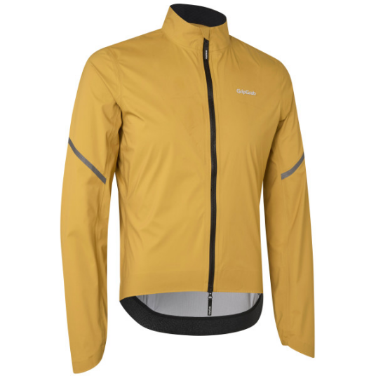 ripGrab PACR lettvektsjakke vanntett Mustard Yellow herre