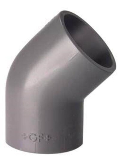+GF+ Elbow 45 pvc pn16 d50 +GF+ Elbow 45 pvc pn16 d50
