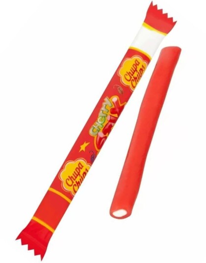Chupa Chups Cherry Stix Kirsebær Stang 10 gram Chupa Chups Cherry Stix Kirsebær Stang 10 gram
