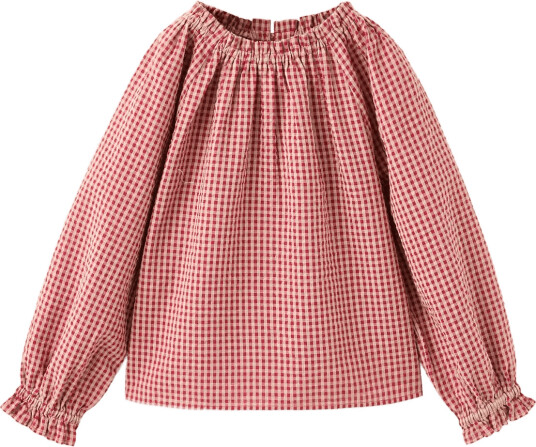 Mango Blusa Vichy Red 116