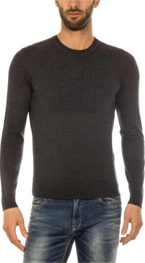 Armani Jeans Herre Strikkevarer Grå 2XL,