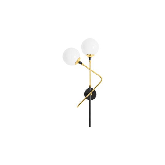 Stilnovo Galassia Vegglampe 2 Gull/ Hvit