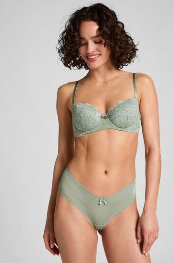 Hunkemöller V form brasiliansk truse London Grønn