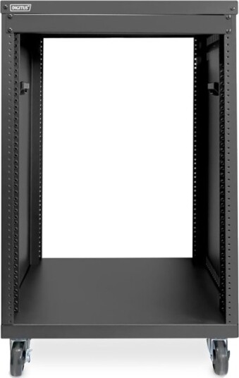 Digitus 16U Rackskap med hjul - Svart RAL 9005 for Serverkabinetter